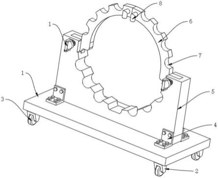 一种可移动桥梁桩基钢筋笼定位制作装置的制作方法