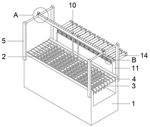 一种理袋机定量堆垛隔离装置的制作方法
