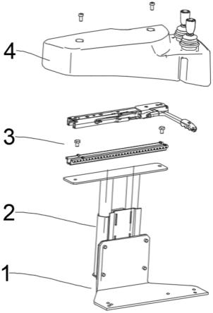 一种叉车座椅扶手装置及叉车的制作方法