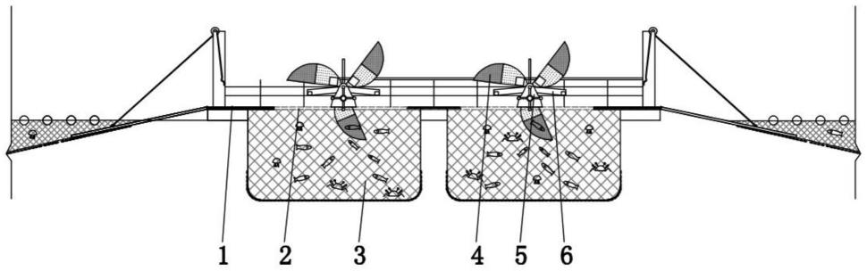 一种多功能捕鱼浮台旋转捕捞装置的制作方法