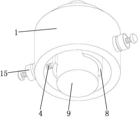 电缆货架式自动绕线用自动封帽装置的制作方法