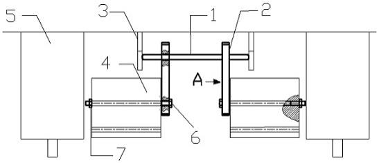 一种连铸机扇形段夹紧缸的阀台固定工具的制作方法