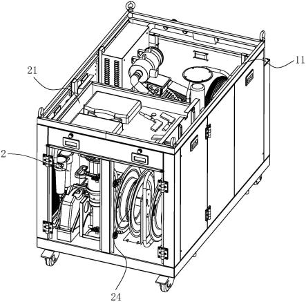 一种应用于空压机上的便携式抽拉柜的制作方法