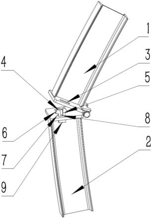 一种折叠拱架锁止结构的制作方法