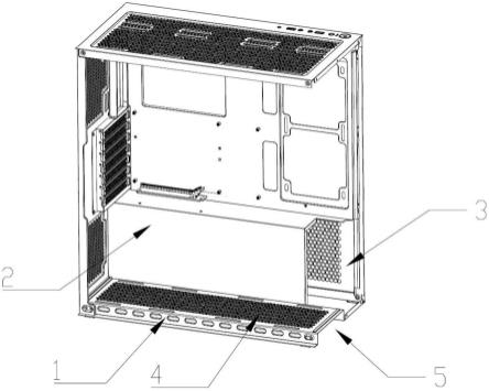 一种PSU竖装电脑机箱的制作方法