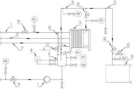 一种基于板式换热器的汽轮机乏汽冷凝系统的制作方法