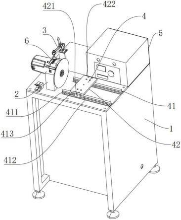 一种环形锯切机用电机的跳动检测装置的制作方法