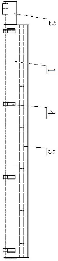 大型压滤机组用螺旋输送机的宽口带栅式滤饼破碎输送槽的制作方法