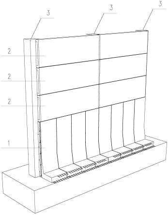 用于高性能粮库的装配式外墙板结构及安装方法与流程