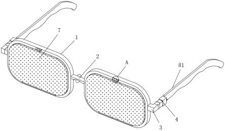 一种便捷安装挂耳架的太阳眼镜的制作方法