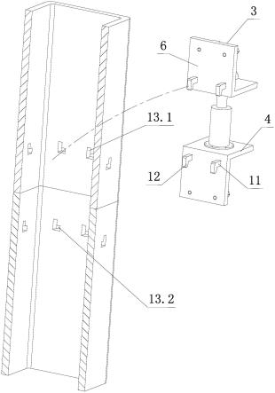 钢结构立柱的垂直度调节装置的制作方法