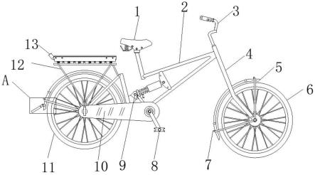 一种高效减震的自行车的制作方法