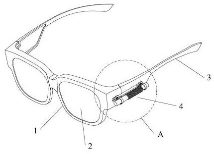 一种具备照明使用的眼镜的制作方法