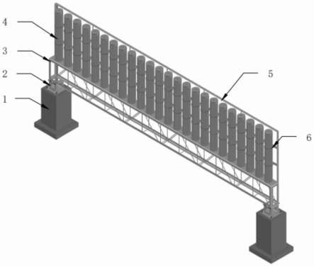 一种在温室内独立设置的装配式太阳能蓄热体安装结构的制作方法