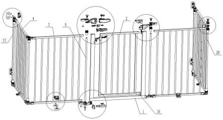 一种方便安装的多边门护栏的制作方法