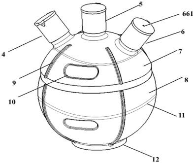 一种高便捷型三颈圆底反应瓶的制作方法