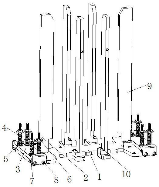 一种移动式自升降的电堆压装工装的制作方法