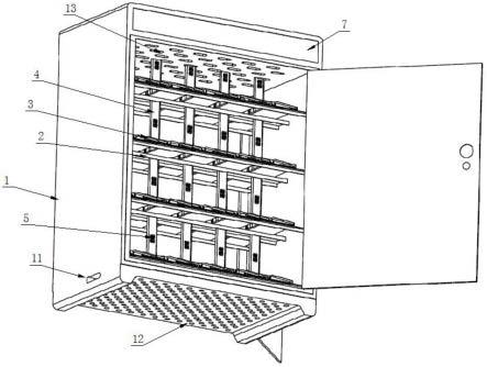 一种蓄电池核容放电测试用电池柜的制作方法