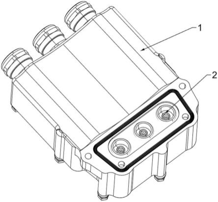 一种电动汽车驱动电机高压接线盒防凝露结构的制作方法