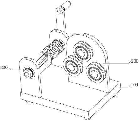 一种用于制作螺旋弹簧管的装置的制作方法