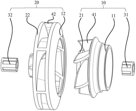 离心泵注塑叶轮及离心泵的制作方法