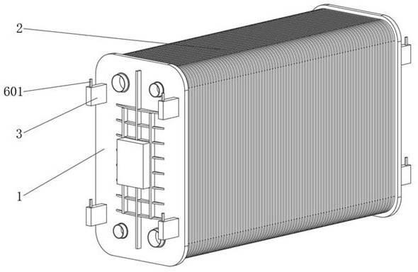 一种超纯水机中EDI模块的组装结构的制作方法