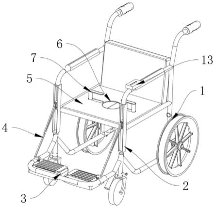 一种便于老年人用的轮椅的制作方法