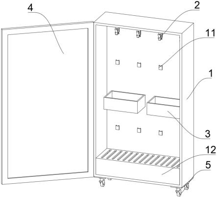一种具有消毒功能的内窥镜附件储放箱的制作方法
