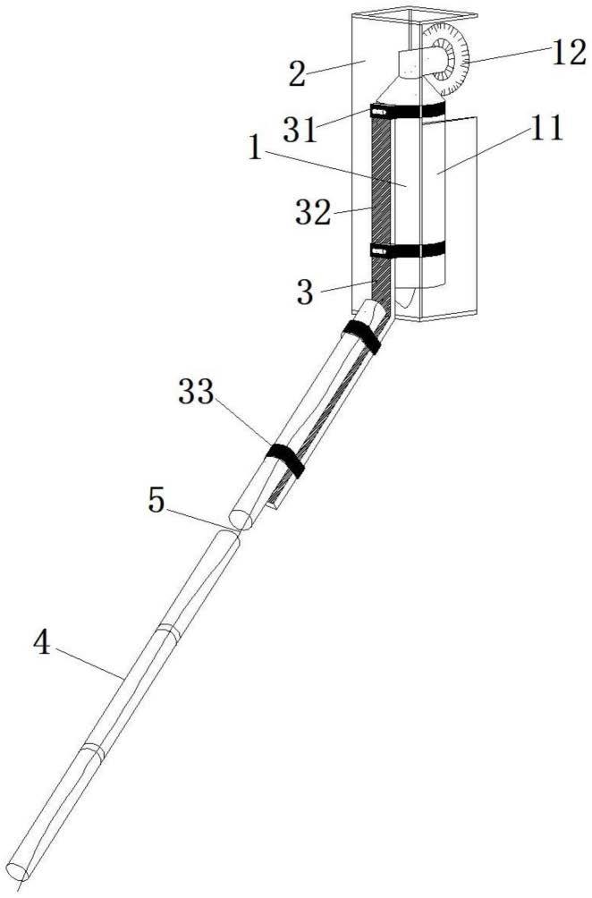 一种剪力墙上止水螺杆的切割装置的制作方法