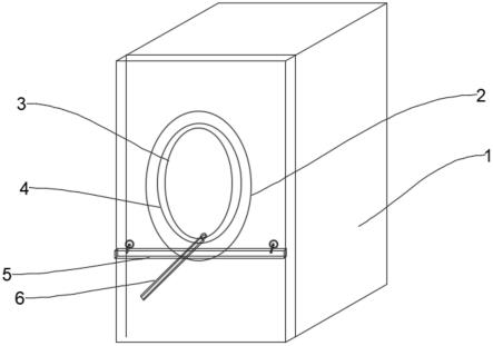 洗衣机门封间隙调整装置的制作方法