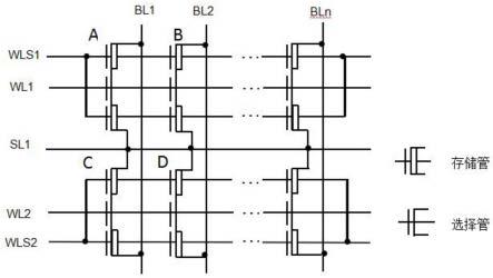 分栅存储器阵列及其操作方法与流程