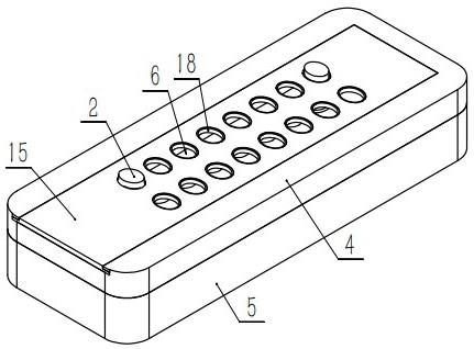 一种遥控器硅胶按键的可拆卸结构的制作方法