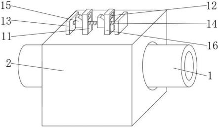 一种空气源热泵的管道连接结构的制作方法