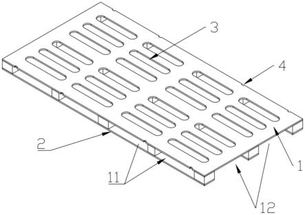 一种一体式面板竹胶复合板托盘的制作方法