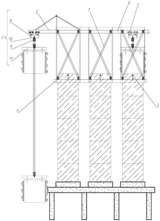 一种焦化初冷器吊装装置的制作方法