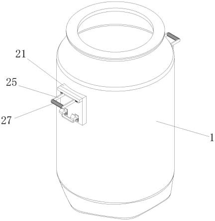 一种方便提拉的塑料桶的制作方法