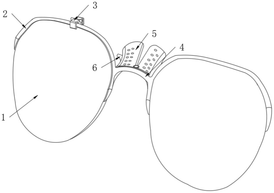 一种能外接墨镜的学生眼镜的制作方法