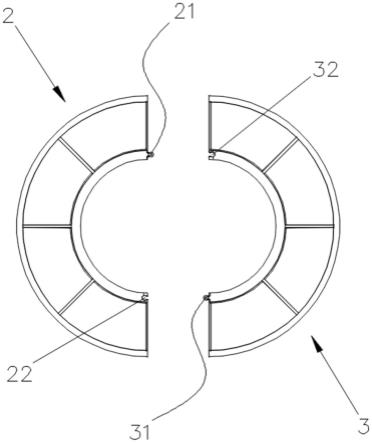 一种梯形槽结构的组合式绕线筒的制作方法