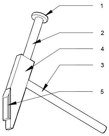 一种发电机定子打槽楔的专用锤的制作方法