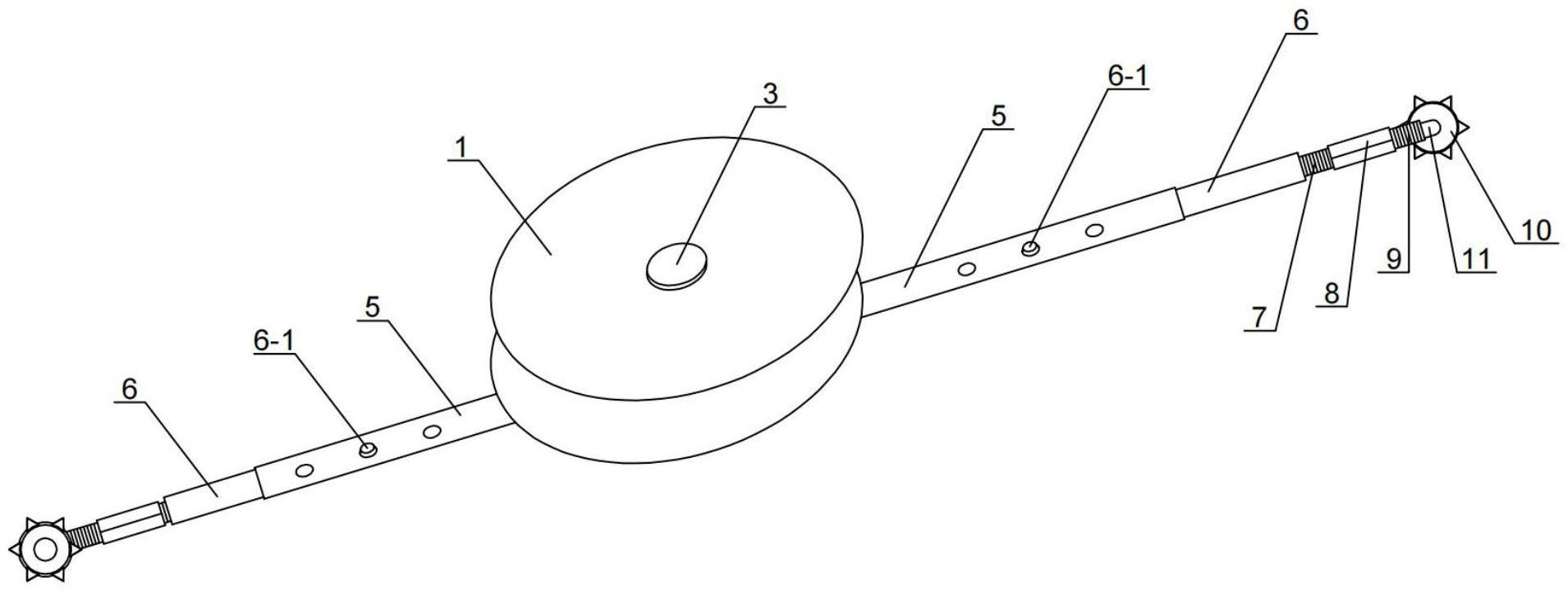 一种电缆检修井放线辅助滑轮的制作方法