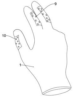一种多用途穴位按摩手套及指套的制作方法