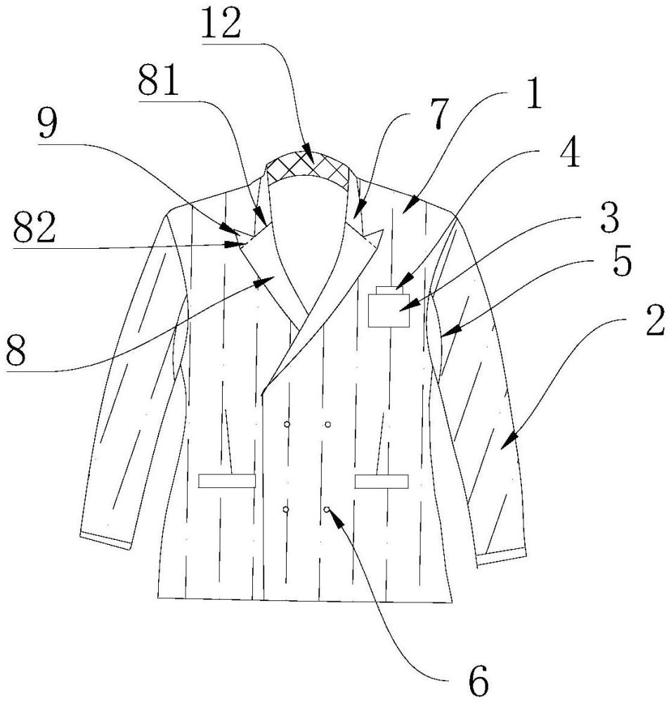 一种双排扣西服的制作方法