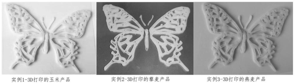 基于特殊造型的3D打印易吞咽谷物基食品制备方法