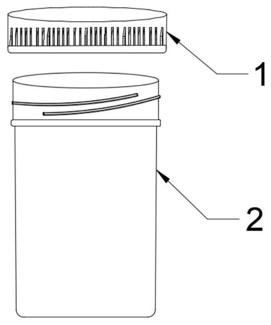 一种新型宫颈细胞刷保存容器的制作方法