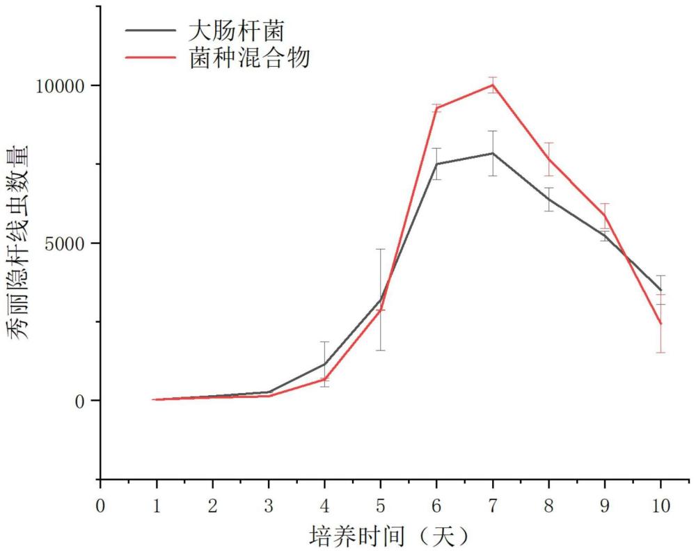 一种利用混合菌种的改进食细菌线虫培养及扩繁方法