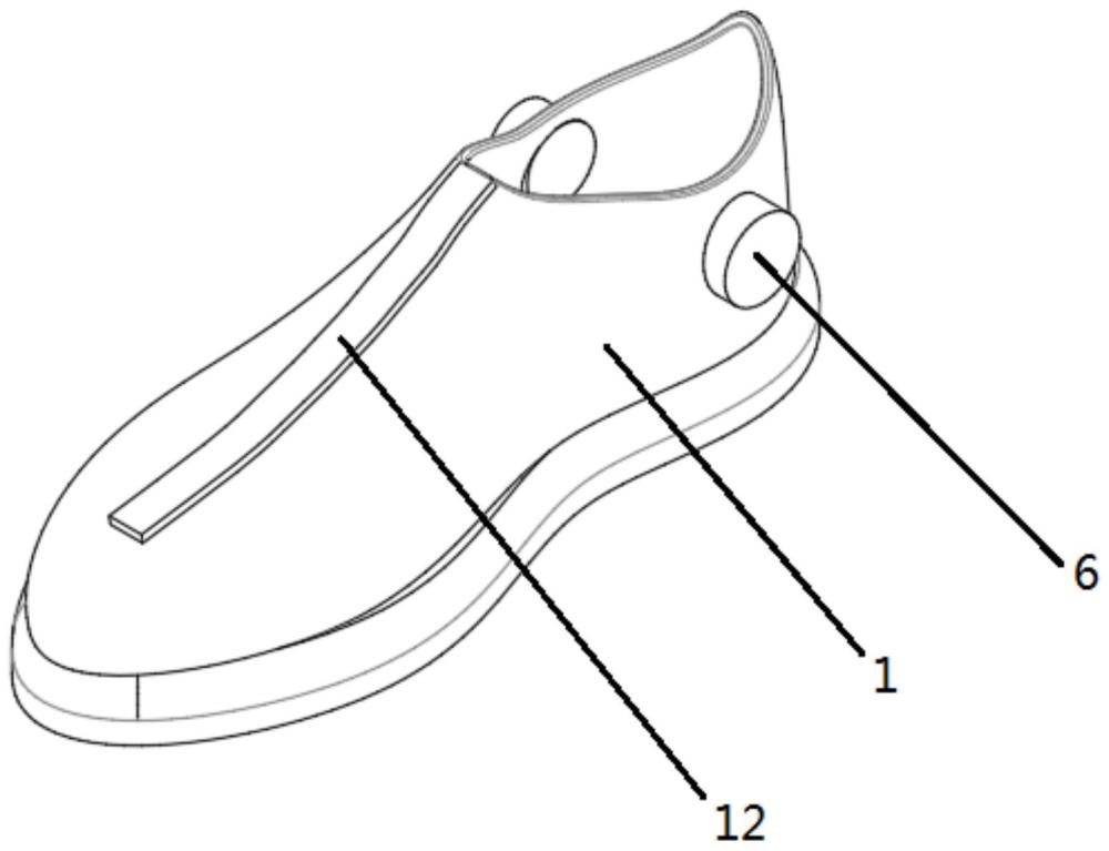 一种自适应式糖尿病足专用鞋