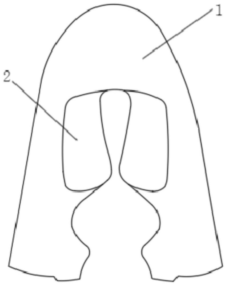 一种编织有可折叠护眼区域的针织鞋面、鞋及其编织工艺的制作方法