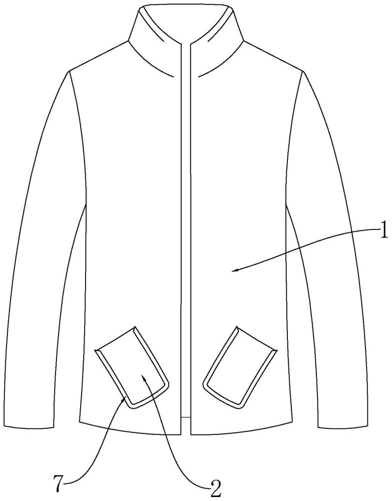 一种带有手部保暖型棉服的制作方法