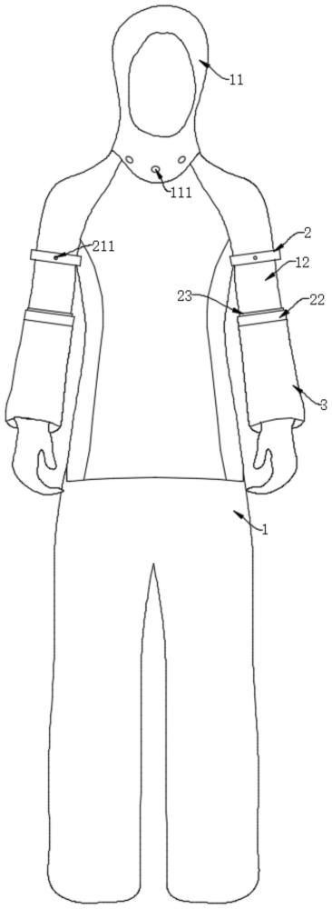 一种高温车间调温工作服的制作方法