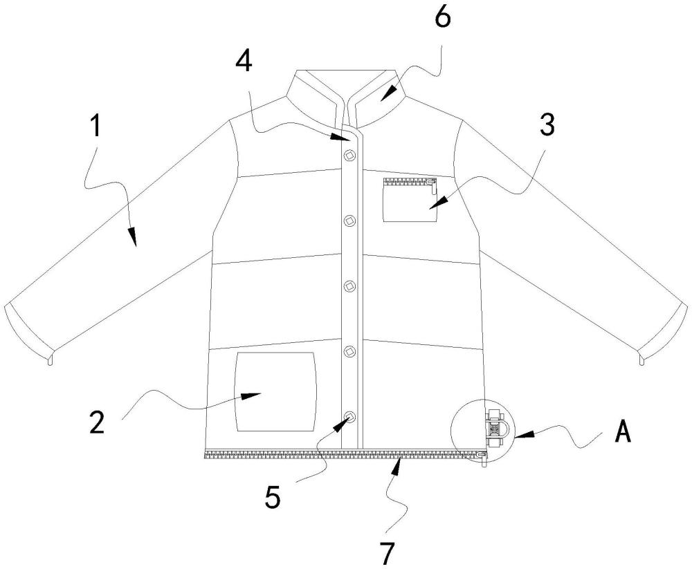 一种可红外发热的棉服的制作方法